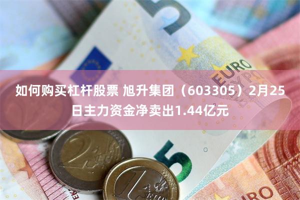 如何购买杠杆股票 旭升集团（603305）2月25日主力资金净卖出1.44亿元