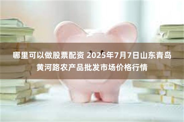 哪里可以做股票配资 2025年7月7日山东青岛黄河路农产品批发市场价格行情