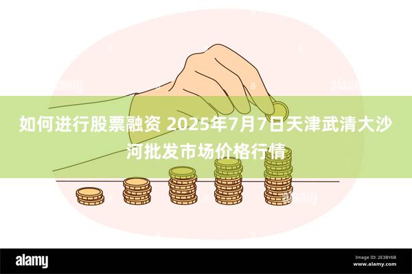 如何进行股票融资 2025年7月7日天津武清大沙河批发市场价格行情