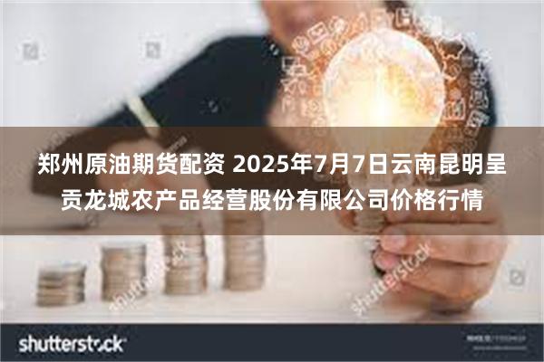 郑州原油期货配资 2025年7月7日云南昆明呈贡龙城农产品经营股份有限公司价格行情
