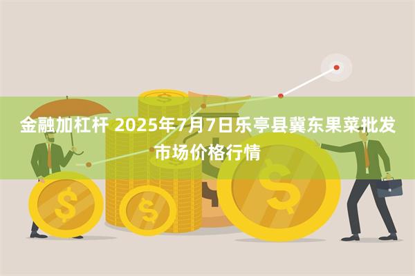 金融加杠杆 2025年7月7日乐亭县冀东果菜批发市场价格行情