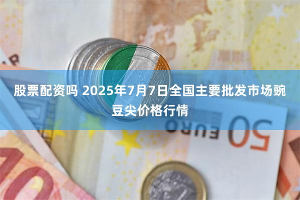 股票配资吗 2025年7月7日全国主要批发市场豌豆尖价格行情