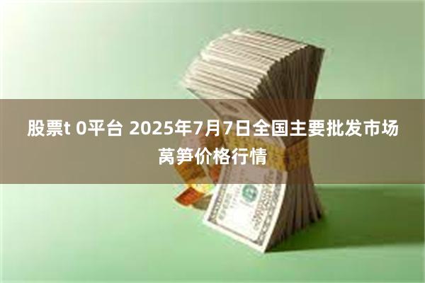 股票t 0平台 2025年7月7日全国主要批发市场莴笋价格行情