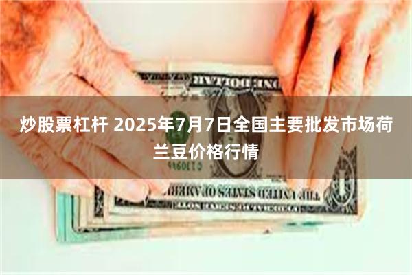炒股票杠杆 2025年7月7日全国主要批发市场荷兰豆价格行情