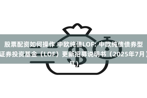 股票配资如何操作 中欧纯债LOF: 中欧纯债债券型证券投资基金（LOF）更新招募说明书（2025年7月）