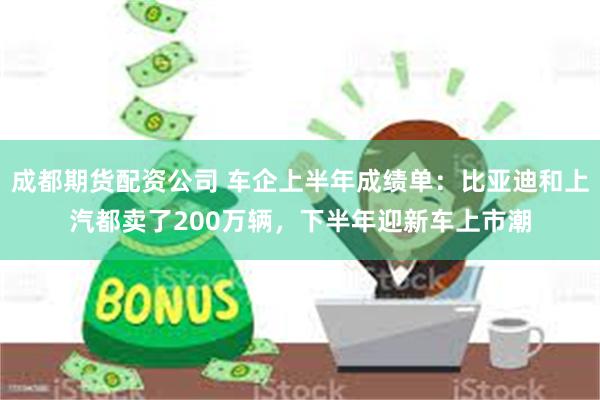 成都期货配资公司 车企上半年成绩单：比亚迪和上汽都卖了200