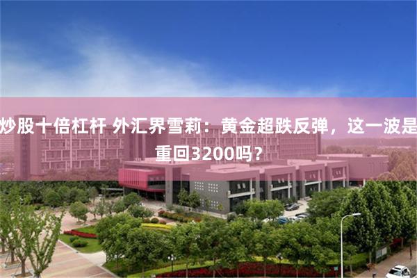 炒股十倍杠杆 外汇界雪莉：黄金超跌反弹，这一波是重回3200吗？