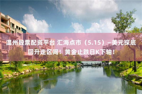 温州股票配资平台 汇海点市（5.15）—美元探底回升走区间！黄金止跌日K下轴！