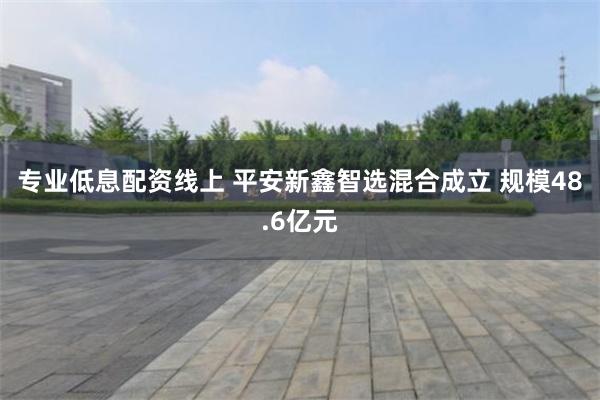 专业低息配资线上 平安新鑫智选混合成立 规模48.6亿元