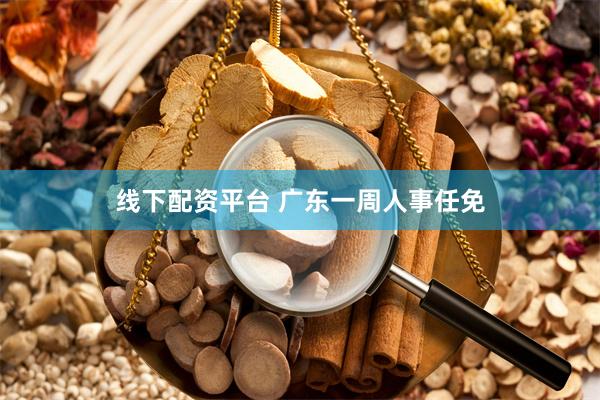 线下配资平台 广东一周人事任免
