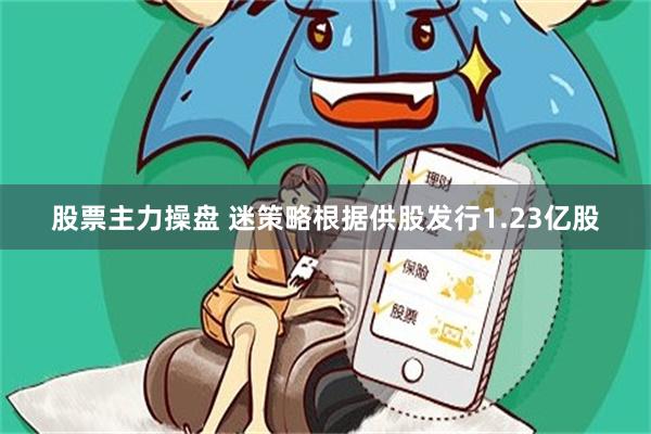 股票主力操盘 迷策略根据供股发行1.23亿股