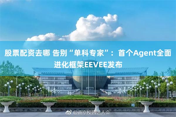 股票配资去哪 告别“单科专家”：首个Agent全面进化框架EEVEE发布