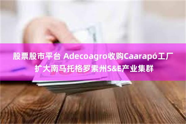 股票股市平台 Adecoagro收购Caarapó工厂 扩大南马托格罗索州S&E产业集群