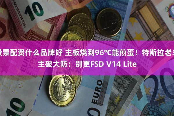 股票配资什么品牌好 主板烧到96℃能煎蛋！特斯拉老车主破大防：别更FSD V14 Lite