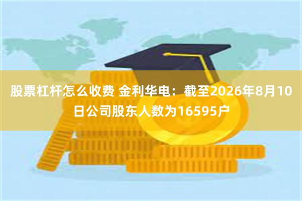 股票杠杆怎么收费 金利华电：截至2026年8月10日公司股东人数为16595户