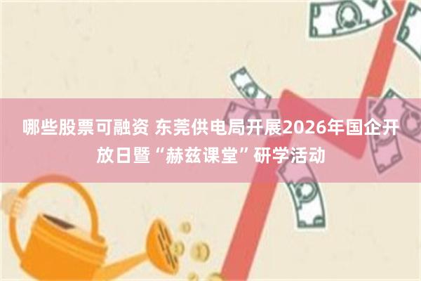 哪些股票可融资 东莞供电局开展2026年国企开放日暨“赫兹课堂”研学活动