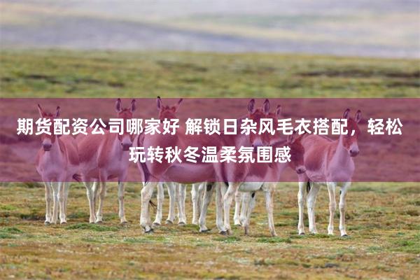 期货配资公司哪家好 解锁日杂风毛衣搭配,轻松玩转秋冬温柔氛围感